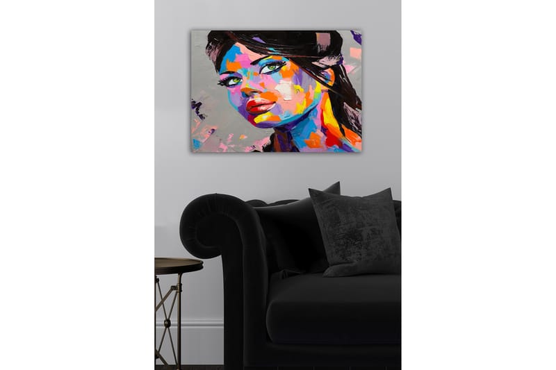 Dekorativ Canvasbillede 50x70 cm - Flerfarvet - Boligtilbehør - Billeder & kunst - Billeder på lærred