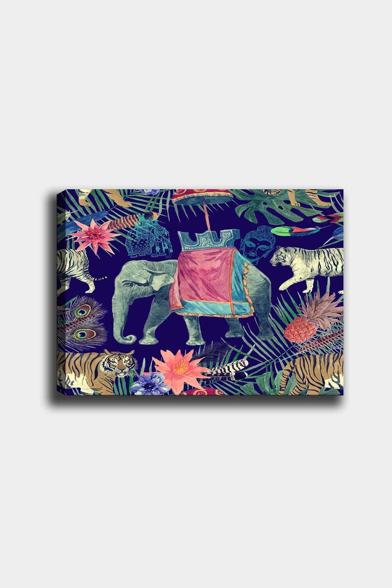 Dekorativ Canvasbillede 50x70 cm - Flerfarvet - Boligtilbehør - Billeder & kunst - Billeder på lærred