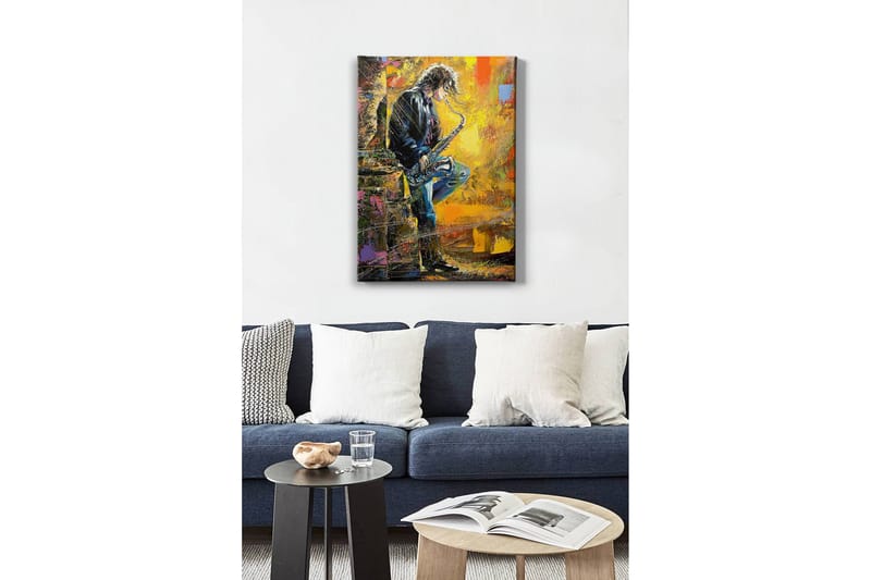 Dekorativ Canvasbillede 50x70 cm - Flerfarvet - Boligtilbehør - Billeder & kunst - Billeder på lærred
