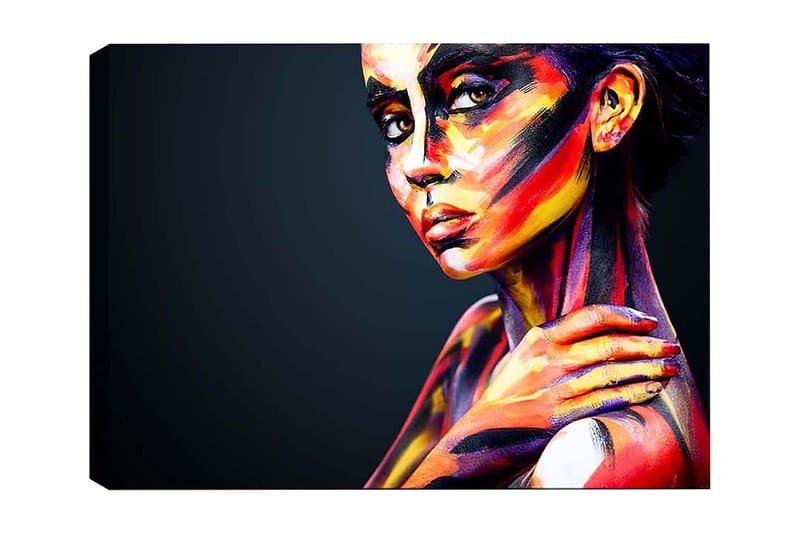 Dekorativ Canvasbillede 50x70 cm - Flerfarvet - Boligtilbehør - Billeder & kunst - Billeder på lærred