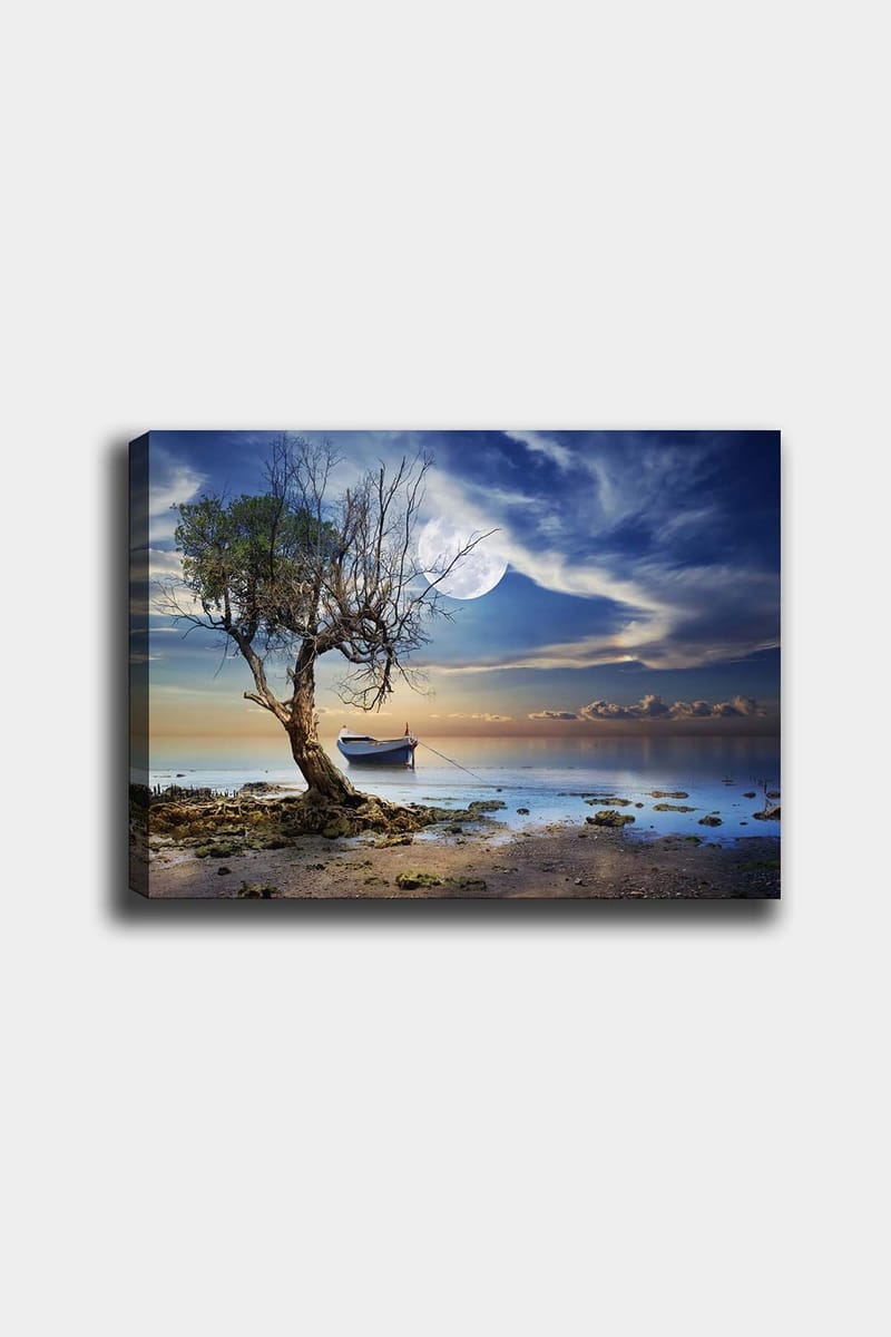 Dekorativ Canvasbillede 50x70 cm - Flerfarvet - Boligtilbehør - Billeder & kunst - Billeder på lærred