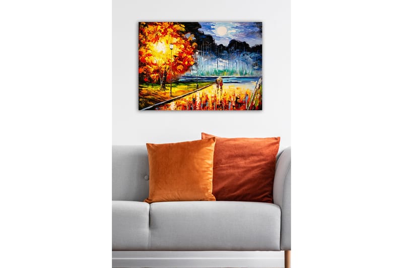 Dekorativ Canvasbillede 50x70 cm - Flerfarvet - Boligtilbehør - Billeder & kunst - Billeder på lærred