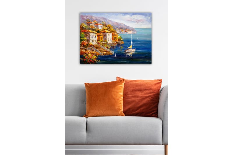 Dekorativ Canvasbillede 50x70 cm - Flerfarvet - Boligtilbehør - Billeder & kunst - Billeder på lærred