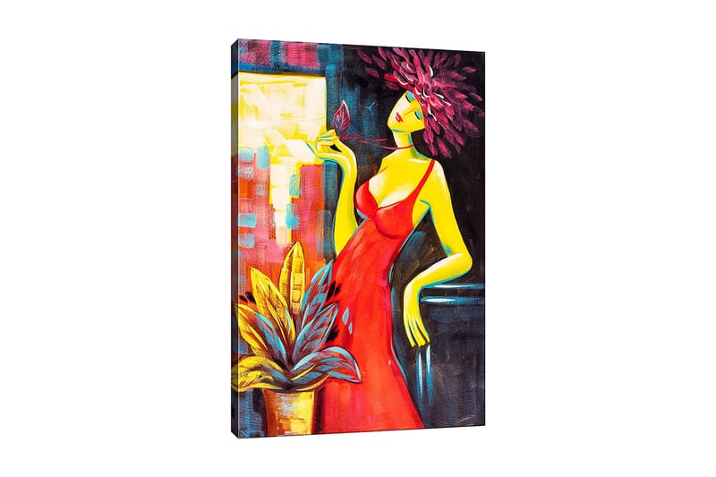 Dekorativ Canvasbillede 50x70 cm - Flerfarvet - Boligtilbehør - Billeder & kunst - Billeder på lærred
