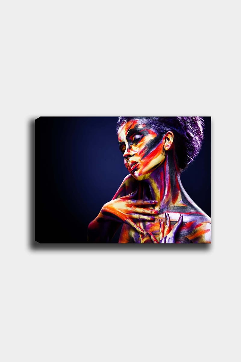 Dekorativ Canvasbillede 50x70 cm - Flerfarvet - Boligtilbehør - Billeder & kunst - Billeder på lærred