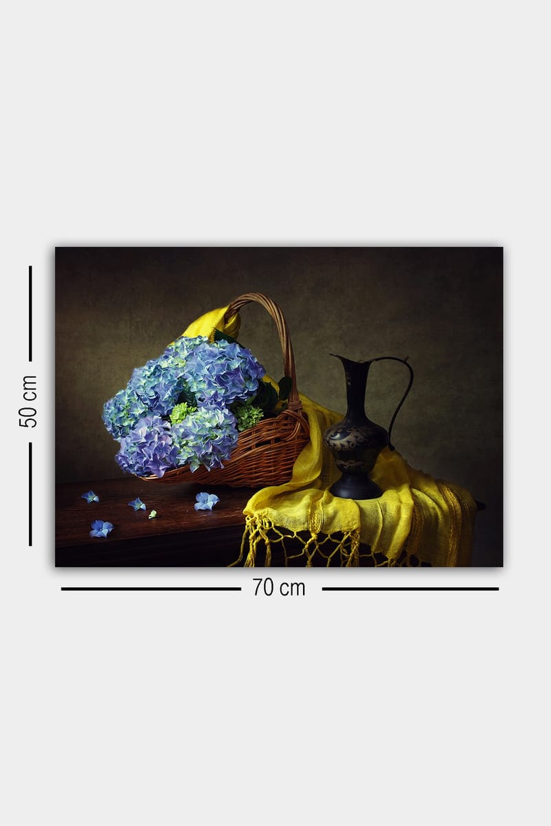 Dekorativ Canvasbillede 50x70 cm - Flerfarvet - Boligtilbehør - Billeder & kunst - Billeder på lærred