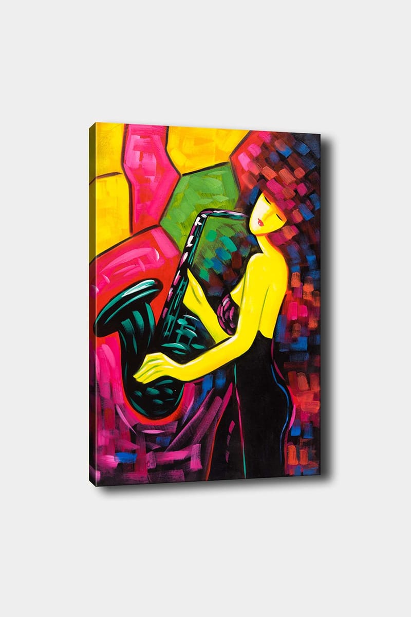 Dekorativ Canvasbillede 50x70 cm - Flerfarvet - Boligtilbehør - Billeder & kunst - Billeder på lærred