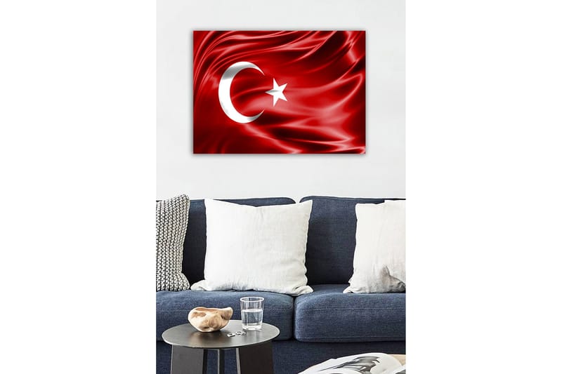 Dekorativ Canvasbillede 50x70 cm - Flerfarvet - Boligtilbehør - Billeder & kunst - Billeder på lærred