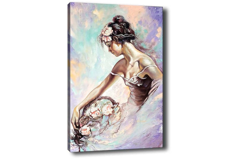 Dekorativ Canvasbillede 50x70 cm - Flerfarvet - Boligtilbehør - Billeder & kunst - Billeder på lærred
