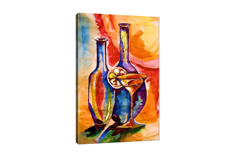 Dekorativ Canvasbillede 50x70 cm - Flerfarvet - Boligtilbehør - Billeder & kunst - Billeder på lærred