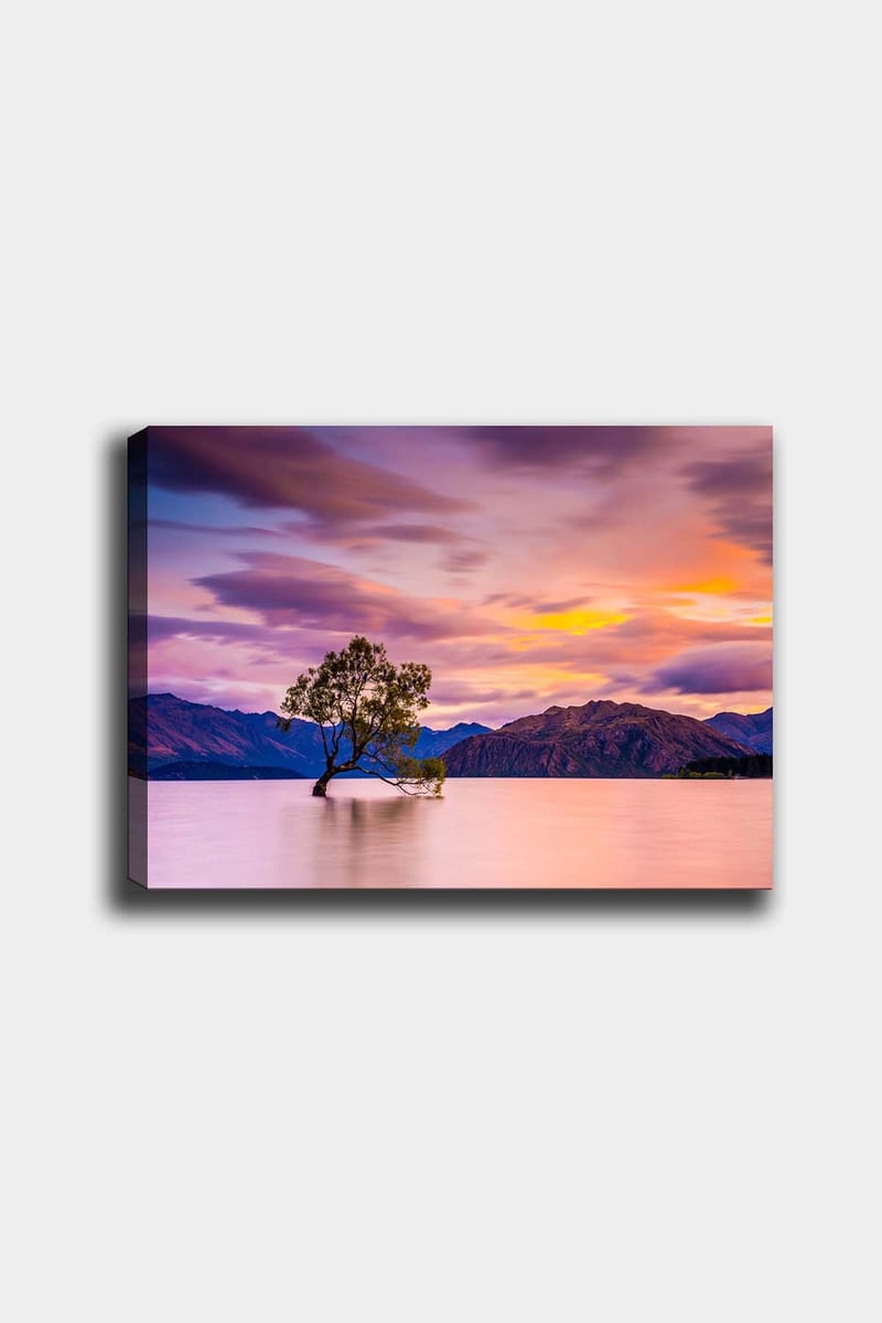 Dekorativ Canvasbillede 50x70 cm - Flerfarvet - Boligtilbehør - Billeder & kunst - Billeder på lærred