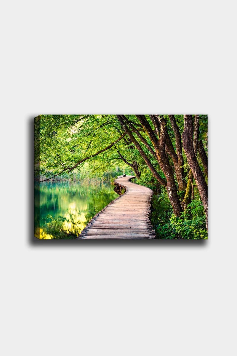 Dekorativ Canvasbillede 50x70 cm - Flerfarvet - Boligtilbehør - Billeder & kunst - Billeder på lærred