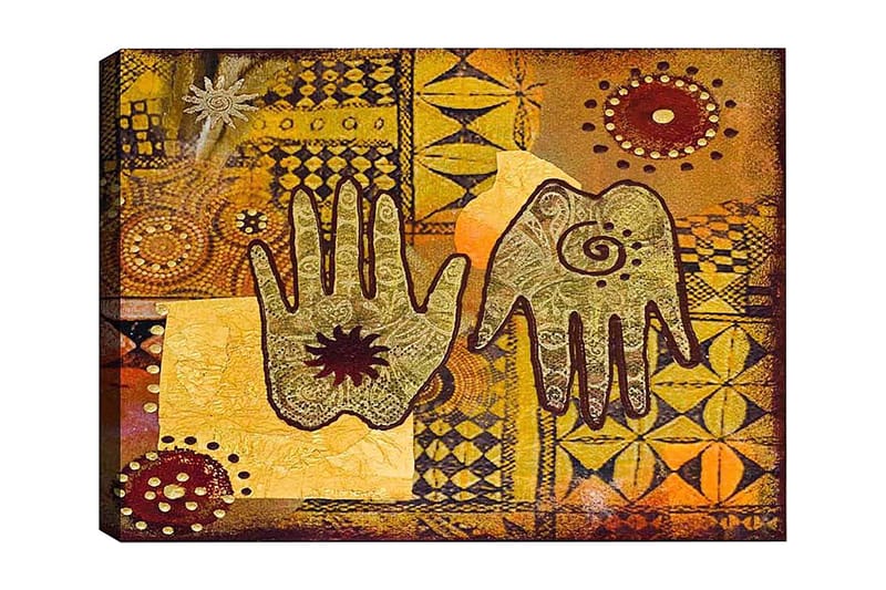 Dekorativ Canvasbillede 50x70 cm - Flerfarvet - Boligtilbehør - Billeder & kunst - Billeder på lærred