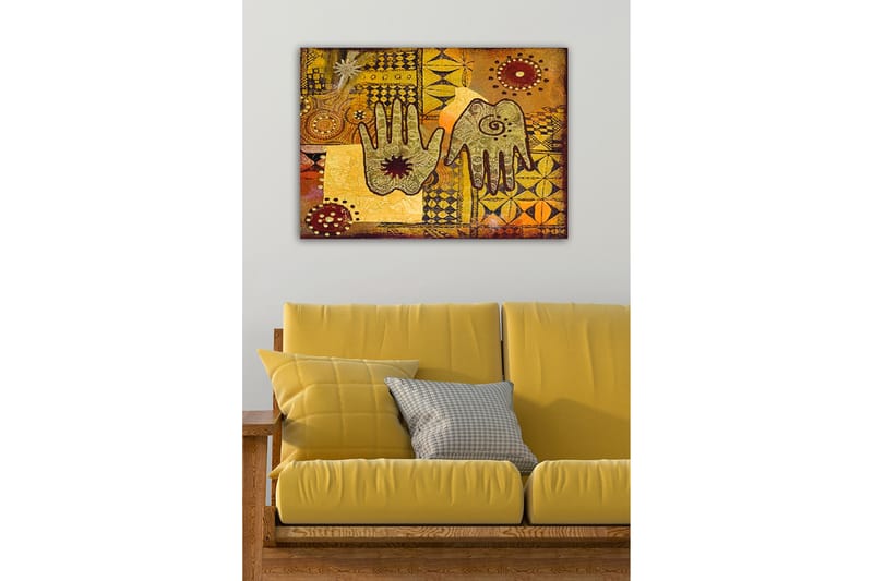 Dekorativ Canvasbillede 50x70 cm - Flerfarvet - Boligtilbehør - Billeder & kunst - Billeder på lærred