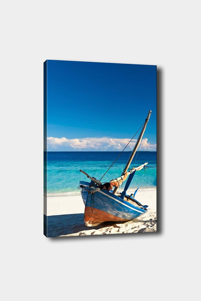 Dekorativ Canvasbillede 50x70 cm - Flerfarvet - Boligtilbehør - Billeder & kunst - Billeder på lærred