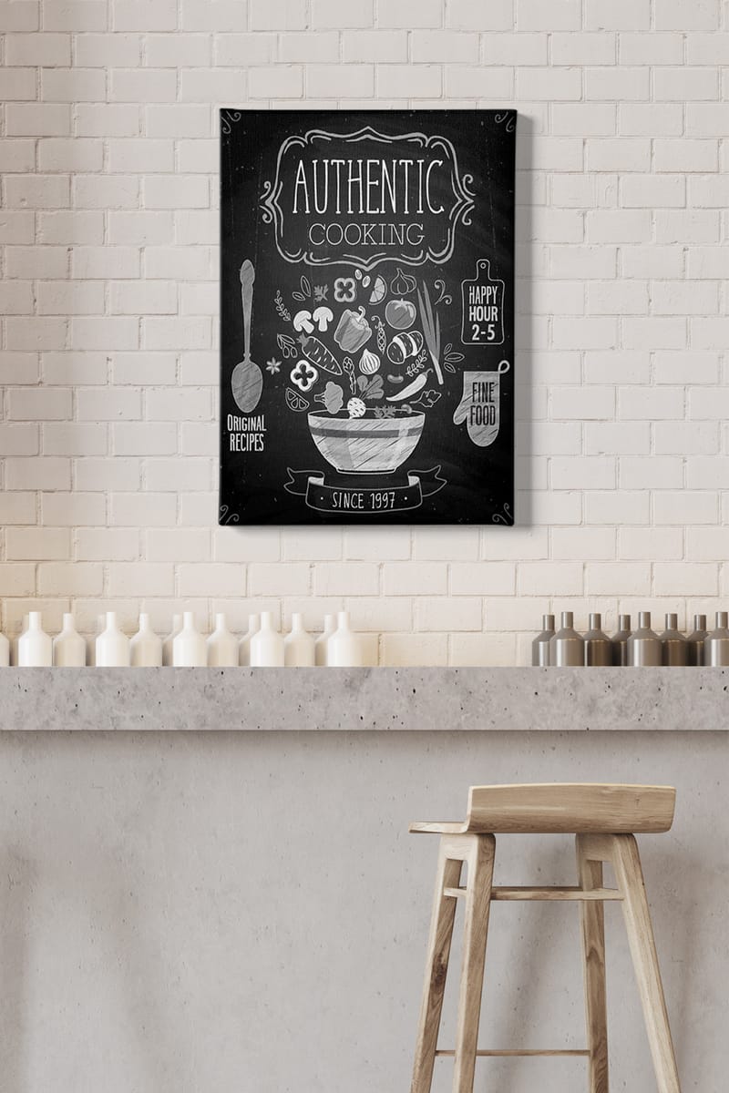 Dekorativ Canvasbillede 50x70 cm - Flerfarvet - Boligtilbehør - Billeder & kunst - Billeder på lærred