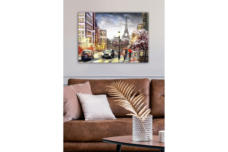 Dekorativ Canvasbillede 50x70 cm - Flerfarvet - Boligtilbehør - Billeder & kunst - Billeder på lærred