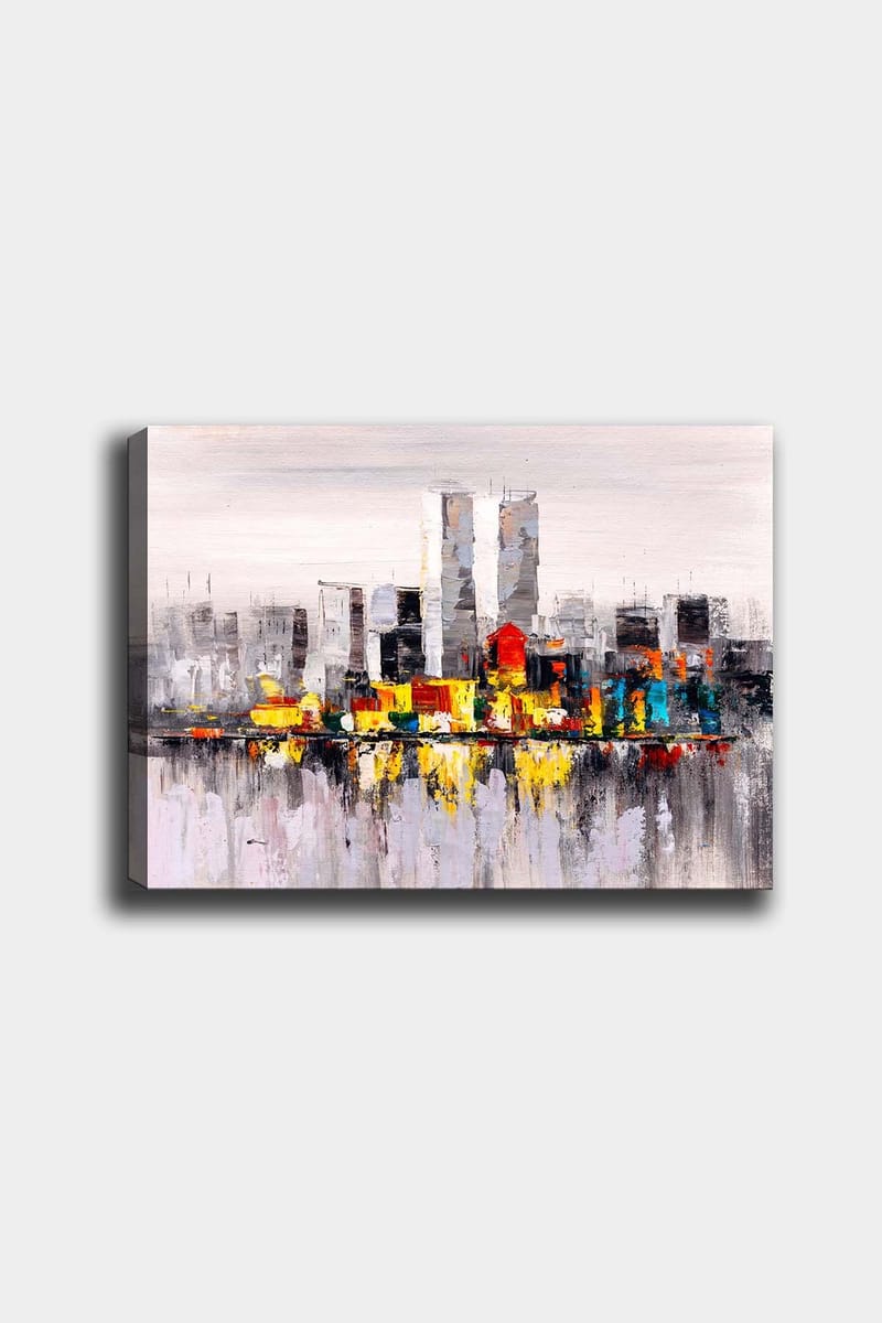 Dekorativ Canvasbillede 50x70 cm - Flerfarvet - Boligtilbehør - Billeder & kunst - Billeder på lærred
