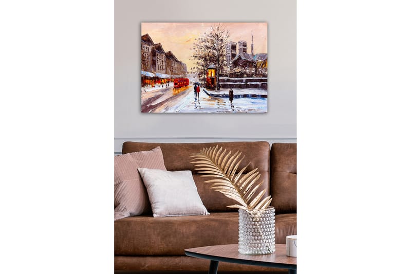 Dekorativ Canvasbillede 50x70 cm - Flerfarvet - Boligtilbehør - Billeder & kunst - Billeder på lærred