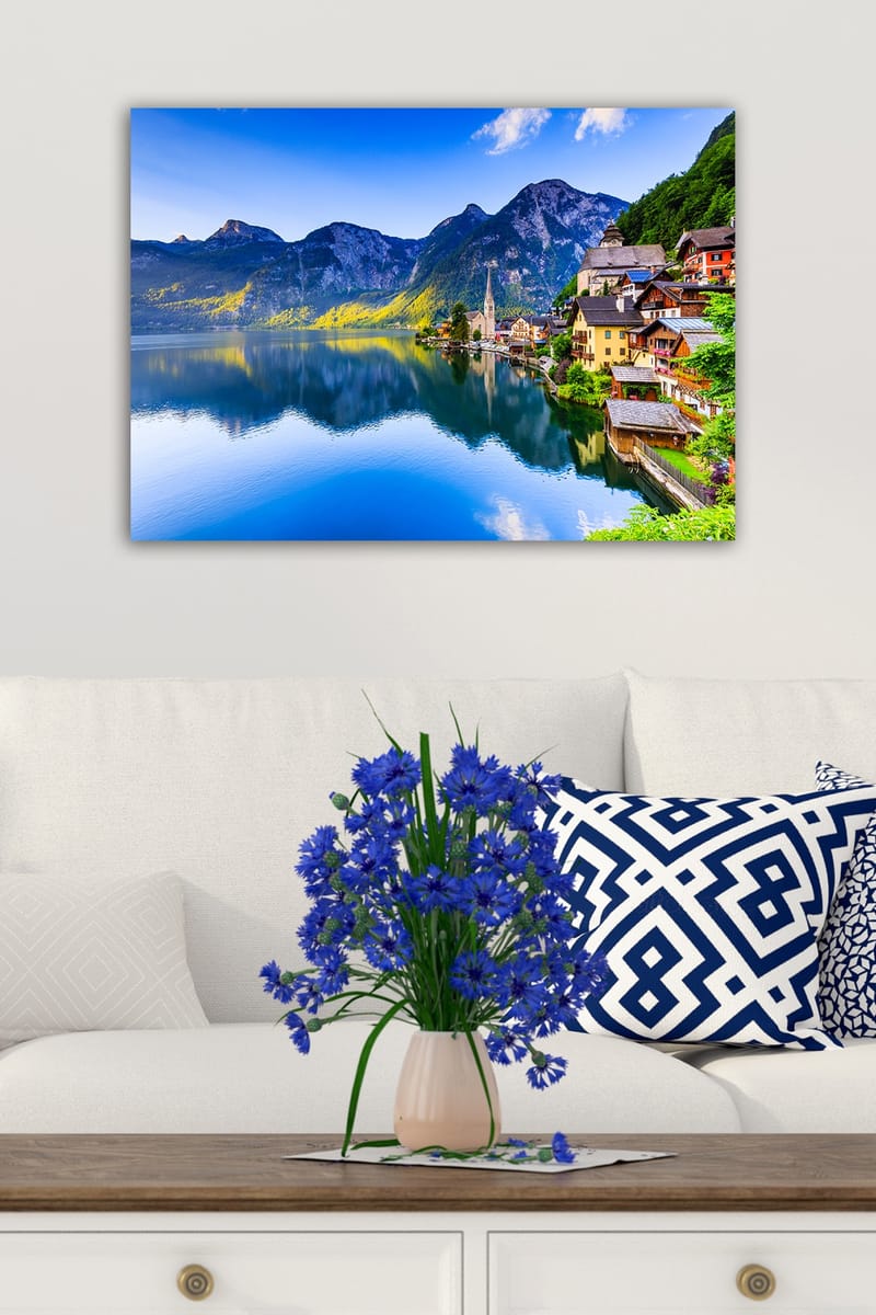 Dekorativ Canvasbillede 50x70 cm - Flerfarvet - Boligtilbehør - Billeder & kunst - Billeder på lærred