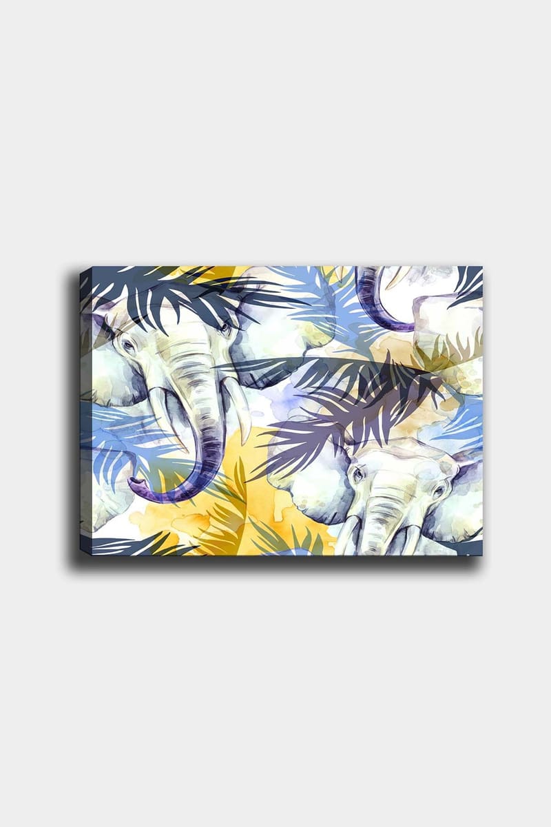 Dekorativ Canvasbillede 50x70 cm - Flerfarvet - Boligtilbehør - Billeder & kunst - Billeder på lærred