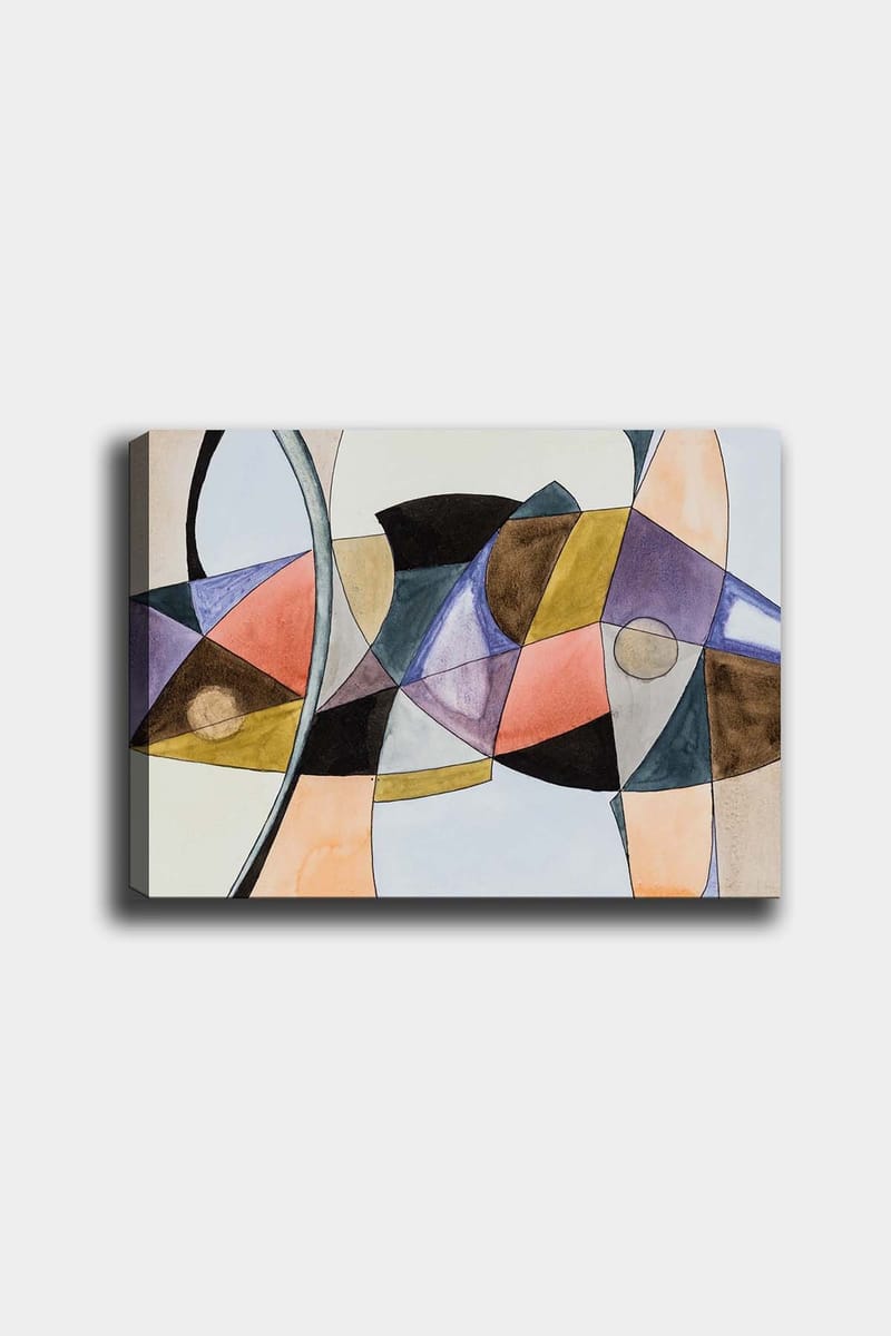Dekorativ Canvasbillede 50x70 cm - Flerfarvet - Boligtilbehør - Billeder & kunst - Billeder på lærred