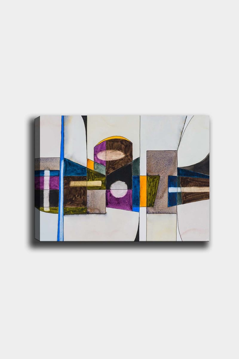 Dekorativ Canvasbillede 50x70 cm - Flerfarvet - Boligtilbehør - Billeder & kunst - Billeder på lærred