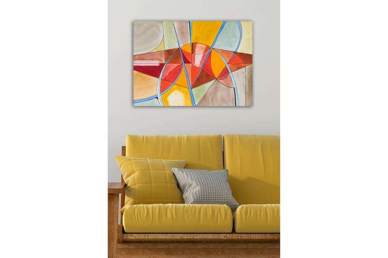Dekorativ Canvasbillede 50x70 cm - Flerfarvet - Boligtilbehør - Billeder & kunst - Billeder på lærred
