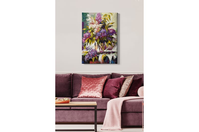 Dekorativ Canvasbillede 50x70 cm - Flerfarvet - Boligtilbehør - Billeder & kunst - Billeder på lærred