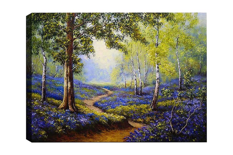Dekorativ Canvasbillede 50x70 cm - Flerfarvet - Boligtilbehør - Billeder & kunst - Billeder på lærred