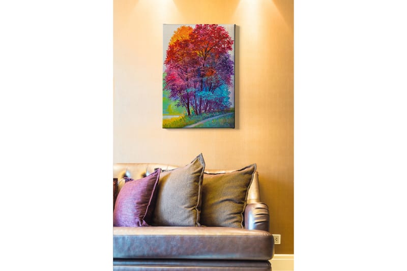 Dekorativ Canvasbillede 50x70 cm - Flerfarvet - Boligtilbehør - Billeder & kunst - Billeder på lærred