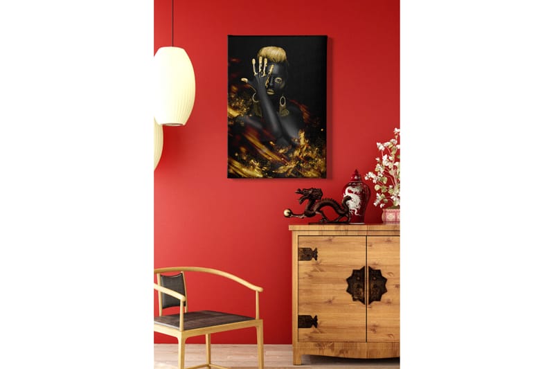 Dekorativ Canvasbillede 50x70 cm - Flerfarvet - Boligtilbehør - Billeder & kunst - Billeder på lærred