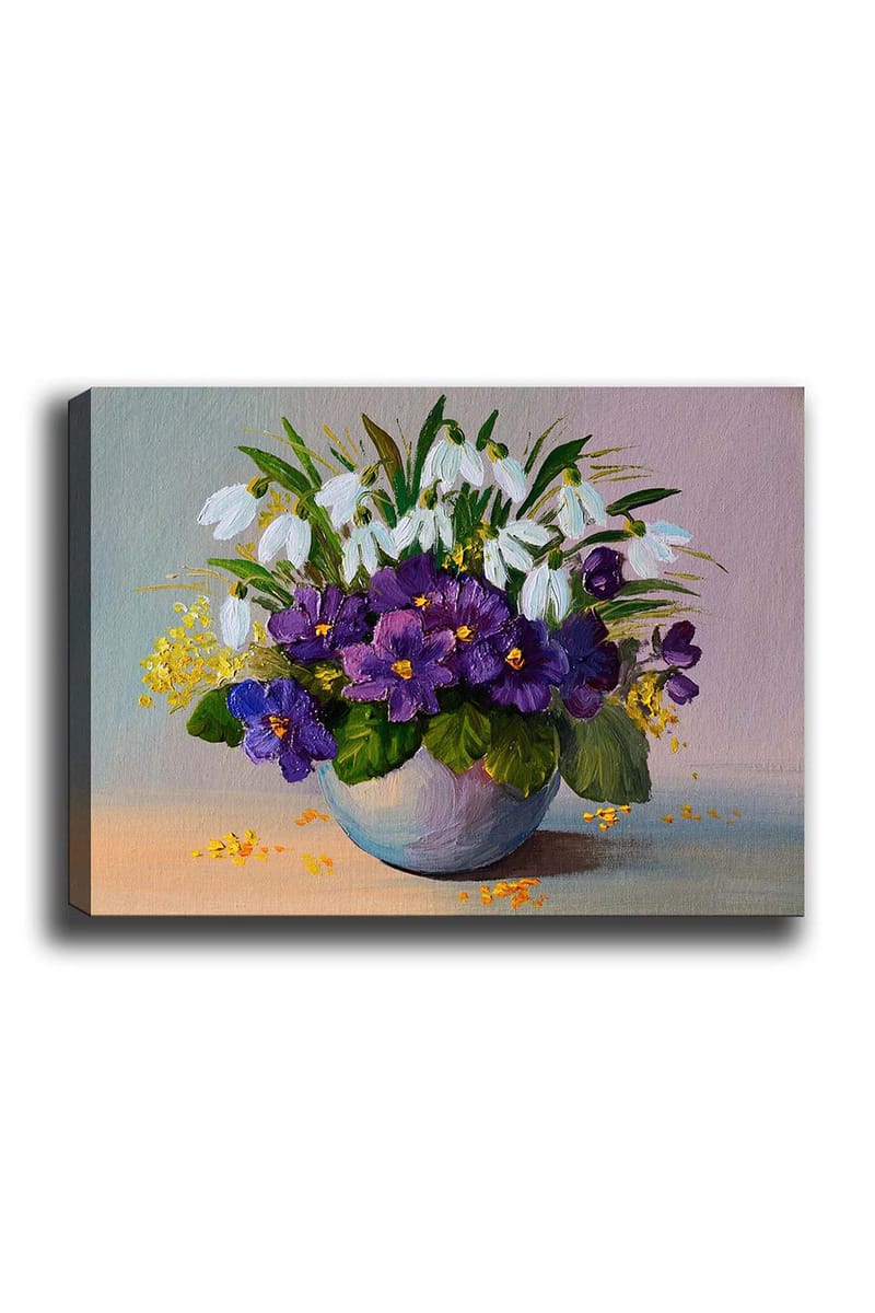 Dekorativ Canvasbillede 50x70 cm - Flerfarvet - Boligtilbehør - Billeder & kunst - Billeder på lærred