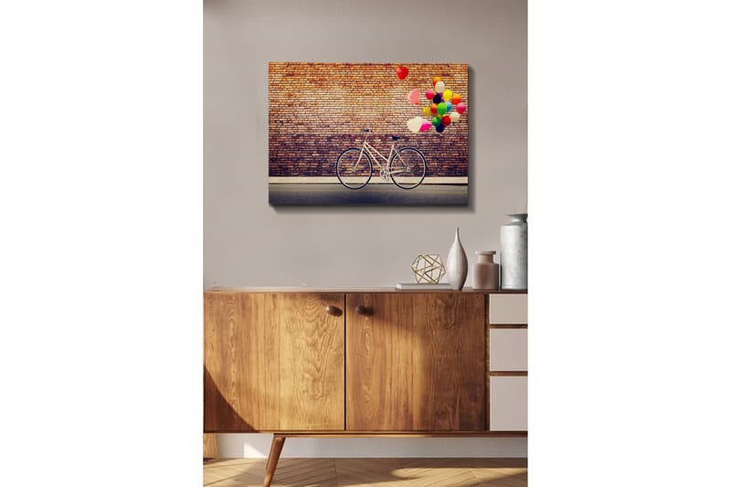 Dekorativ Canvasbillede 50x70 cm - Flerfarvet - Boligtilbehør - Billeder & kunst - Billeder på lærred