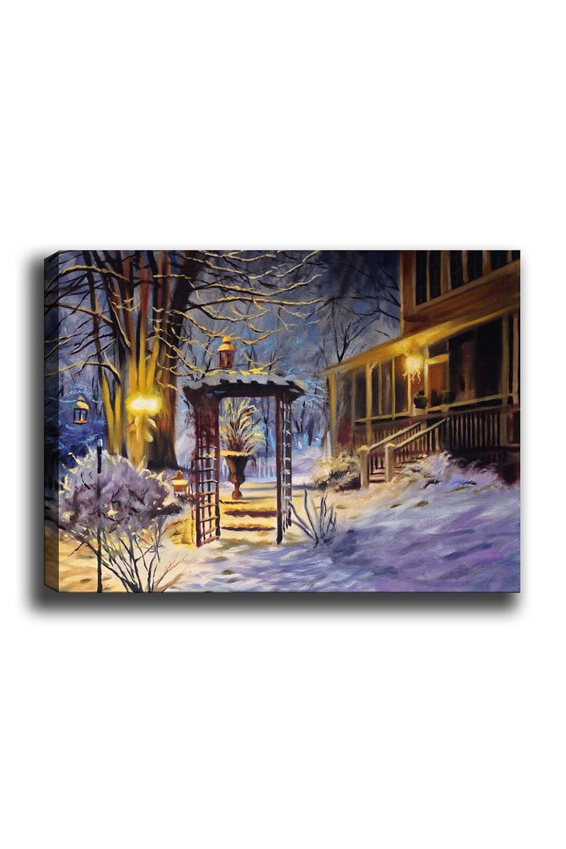 Dekorativ Canvasbillede 50x70 cm - Flerfarvet - Boligtilbehør - Billeder & kunst - Billeder på lærred