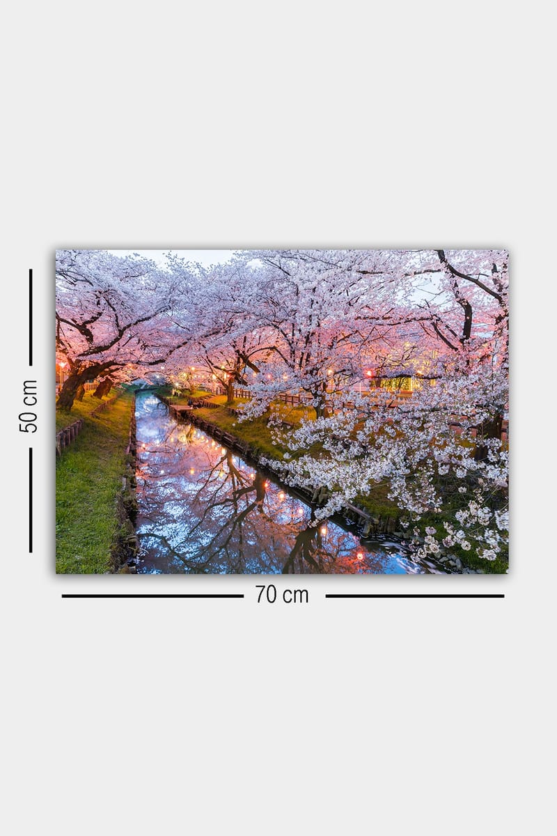 Dekorativ Canvasbillede 50x70 cm - Flerfarvet - Boligtilbehør - Billeder & kunst - Billeder på lærred