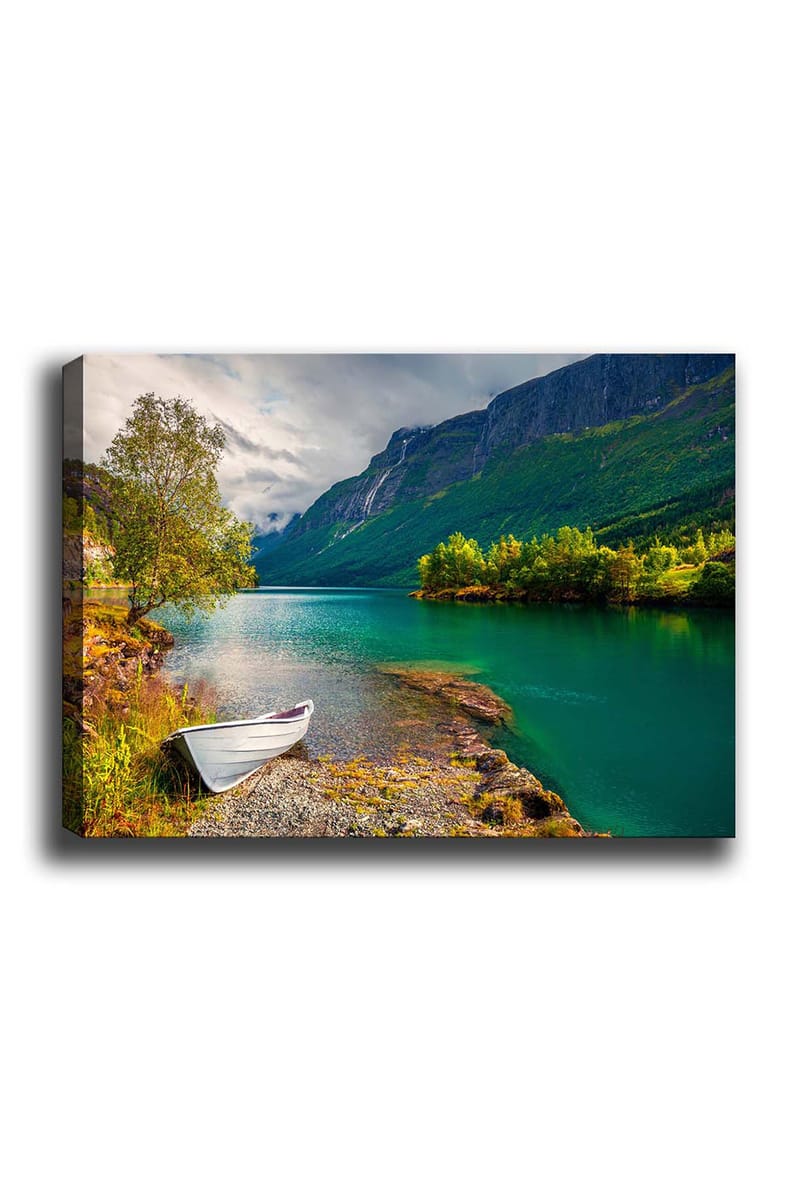 Dekorativ Canvasbillede 50x70 cm - Flerfarvet - Boligtilbehør - Billeder & kunst - Billeder på lærred