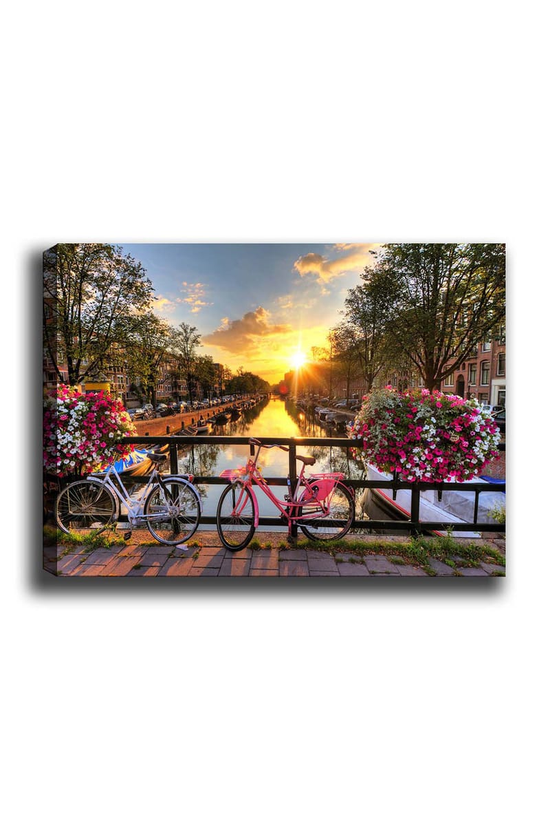 Dekorativ Canvasbillede 50x70 cm - Flerfarvet - Boligtilbehør - Billeder & kunst - Billeder på lærred