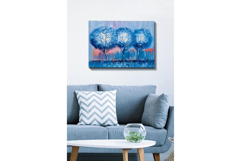 Dekorativ Canvasbillede 50x70 cm - Flerfarvet - Boligtilbehør - Billeder & kunst - Billeder på lærred