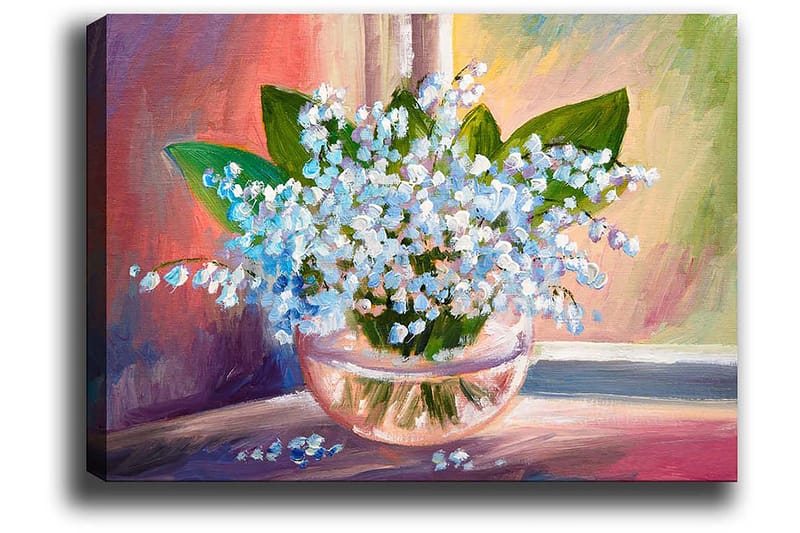 Dekorativ Canvasbillede 50x70 cm - Flerfarvet - Boligtilbehør - Billeder & kunst - Billeder på lærred