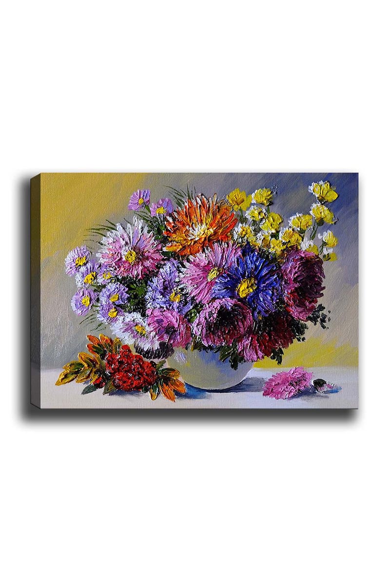 Dekorativ Canvasbillede 50x70 cm - Flerfarvet - Boligtilbehør - Billeder & kunst - Billeder på lærred