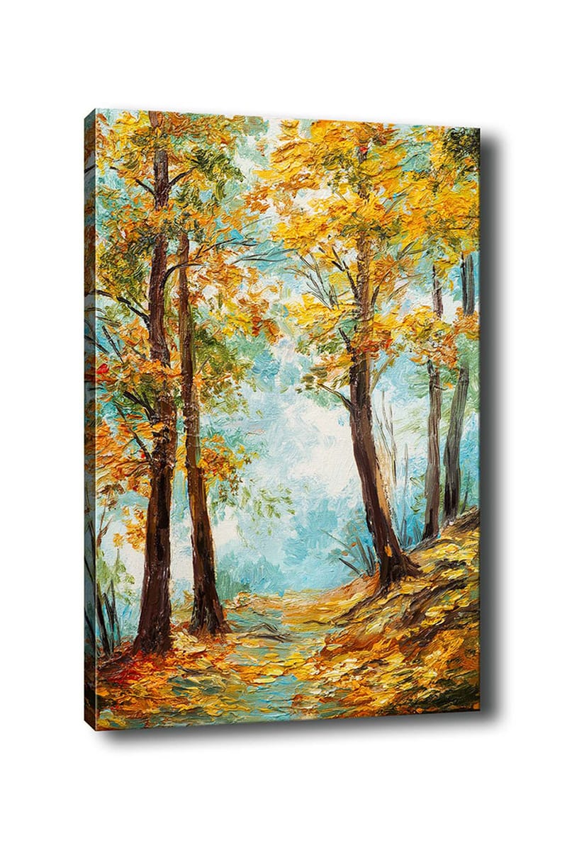 Dekorativ Canvasbillede 50x70 cm - Flerfarvet - Boligtilbehør - Billeder & kunst - Billeder på lærred