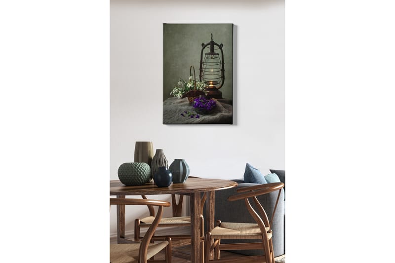 Dekorativ Canvasbillede 50x70 cm - Flerfarvet - Boligtilbehør - Billeder & kunst - Billeder på lærred