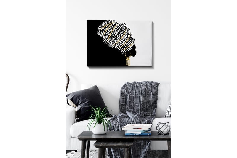 Dekorativ Canvasbillede 50x70 cm - Flerfarvet - Boligtilbehør - Billeder & kunst - Billeder på lærred
