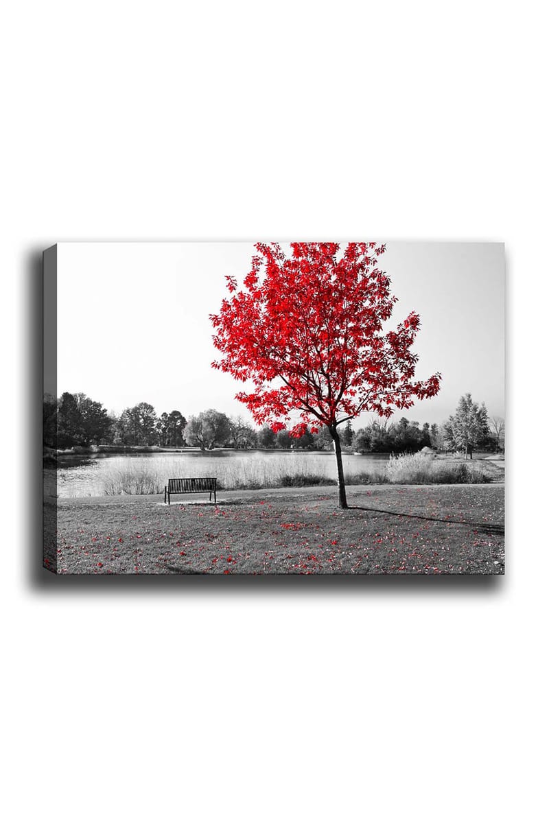 Dekorativ Canvasbillede 50x70 cm - Flerfarvet - Boligtilbehør - Billeder & kunst - Billeder på lærred