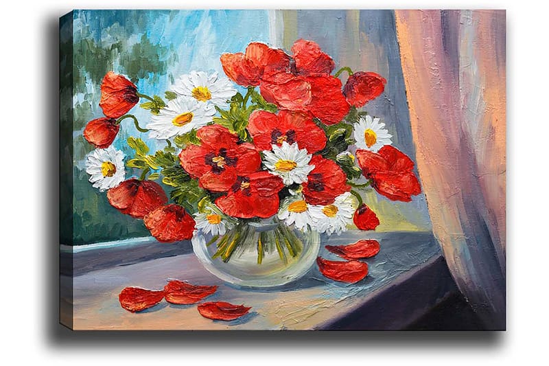Dekorativ Canvasbillede 50x70 cm - Flerfarvet - Boligtilbehør - Billeder & kunst - Billeder på lærred