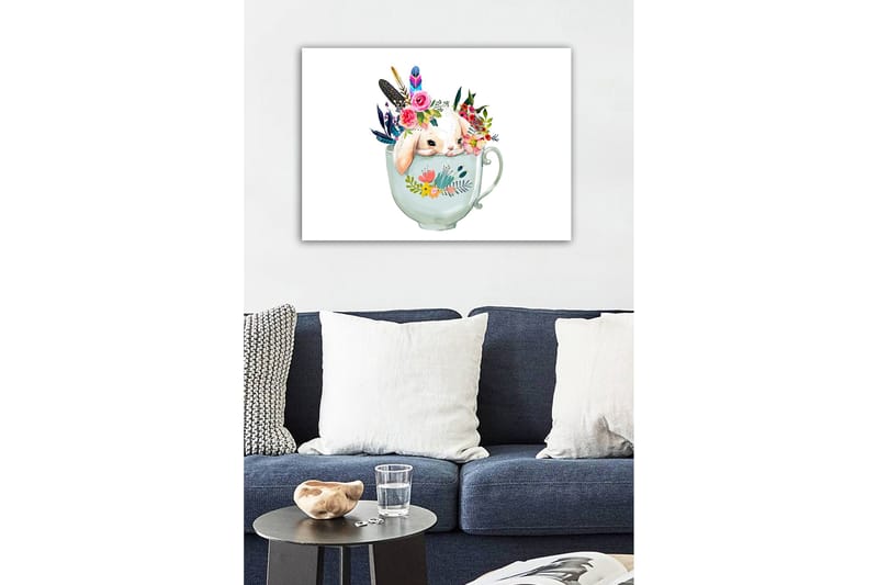 Dekorativ Canvasbillede 50x70 cm - Flerfarvet - Boligtilbehør - Billeder & kunst - Billeder på lærred