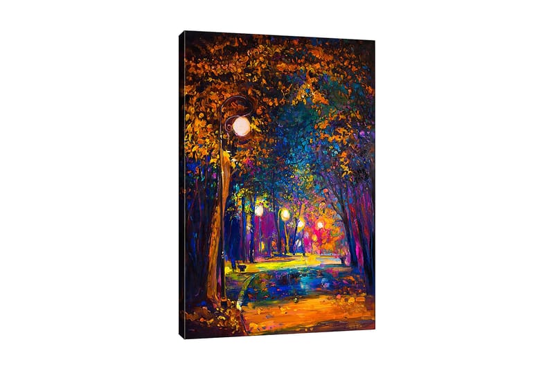 Dekorativ Canvasbillede 50x70 cm - Flerfarvet - Boligtilbehør - Billeder & kunst - Billeder på lærred