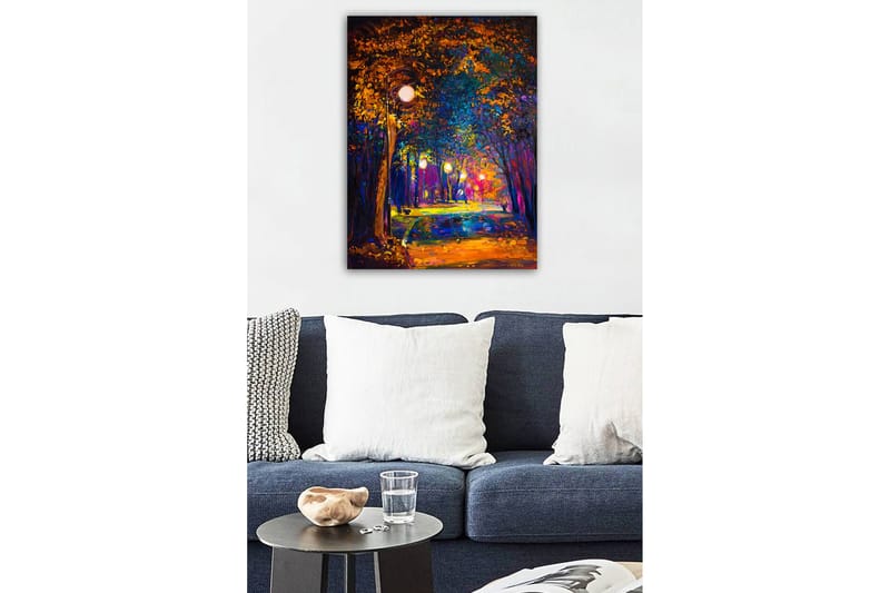 Dekorativ Canvasbillede 50x70 cm - Flerfarvet - Boligtilbehør - Billeder & kunst - Billeder på lærred