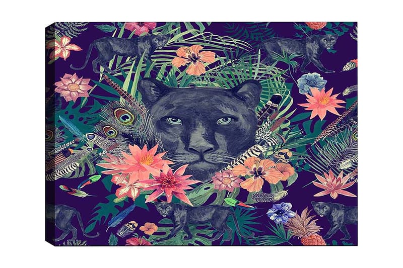 Dekorativ Canvasbillede 50x70 cm - Flerfarvet - Boligtilbehør - Billeder & kunst - Billeder på lærred